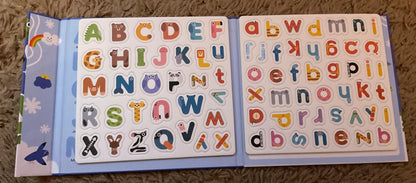 Magnetic Letters Learning Board for Kids