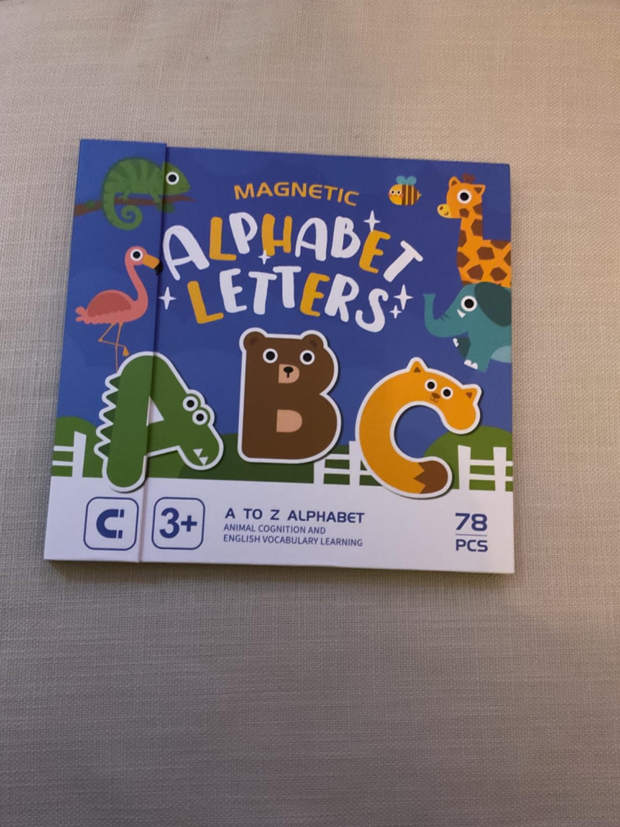 Magnetic Letters Learning Board for Kids