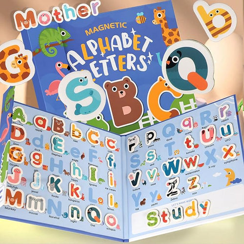 Magnetic Letters Learning Board for Kids