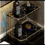 Iron Art Nordic Style Bathroom Rack Lipstick Perfume Cosmetic storage