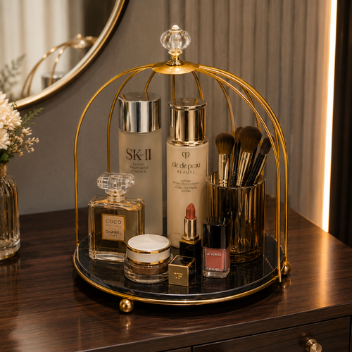 Single Cage Cosmetics Makeup Organizer